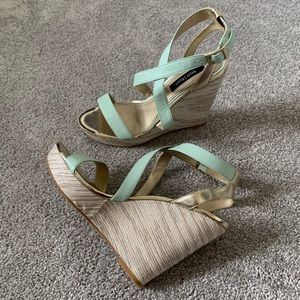 White House Black Market Shay Wedge Sandals